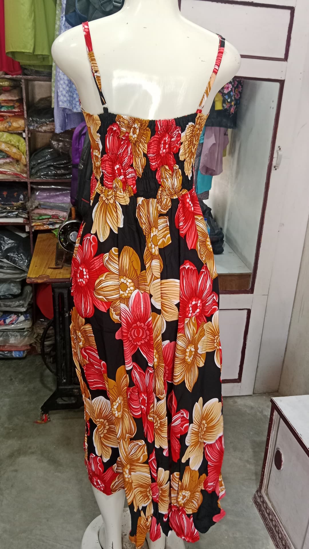 Floral Print Dress Gown 2