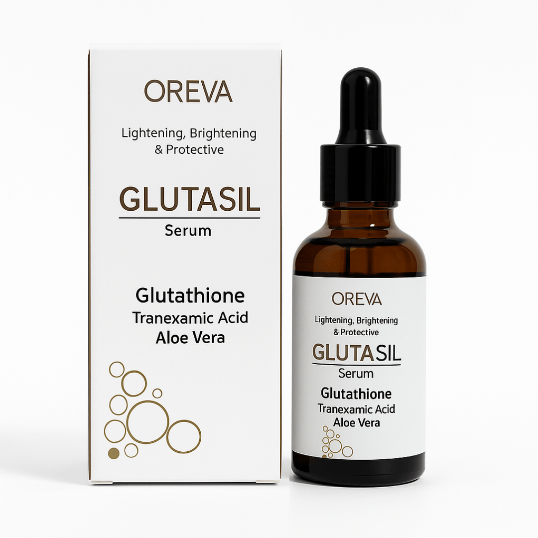Oreva Dermacare Glutasil Serum 30ml - Gluta Serum With Glutathione, Tranexamic Acid & Aloe Vera – Skin Brightening, Lightening & Hydrating Face Serum for Dark Spots & Hyperpigmentation 1