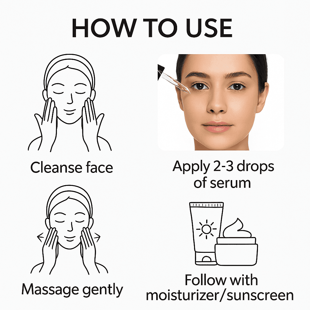 Oreva Dermacare Glutasil Serum 30ml - Gluta Serum With Glutathione, Tranexamic Acid & Aloe Vera – Skin Brightening, Lightening & Hydrating Face Serum for Dark Spots & Hyperpigmentation 3