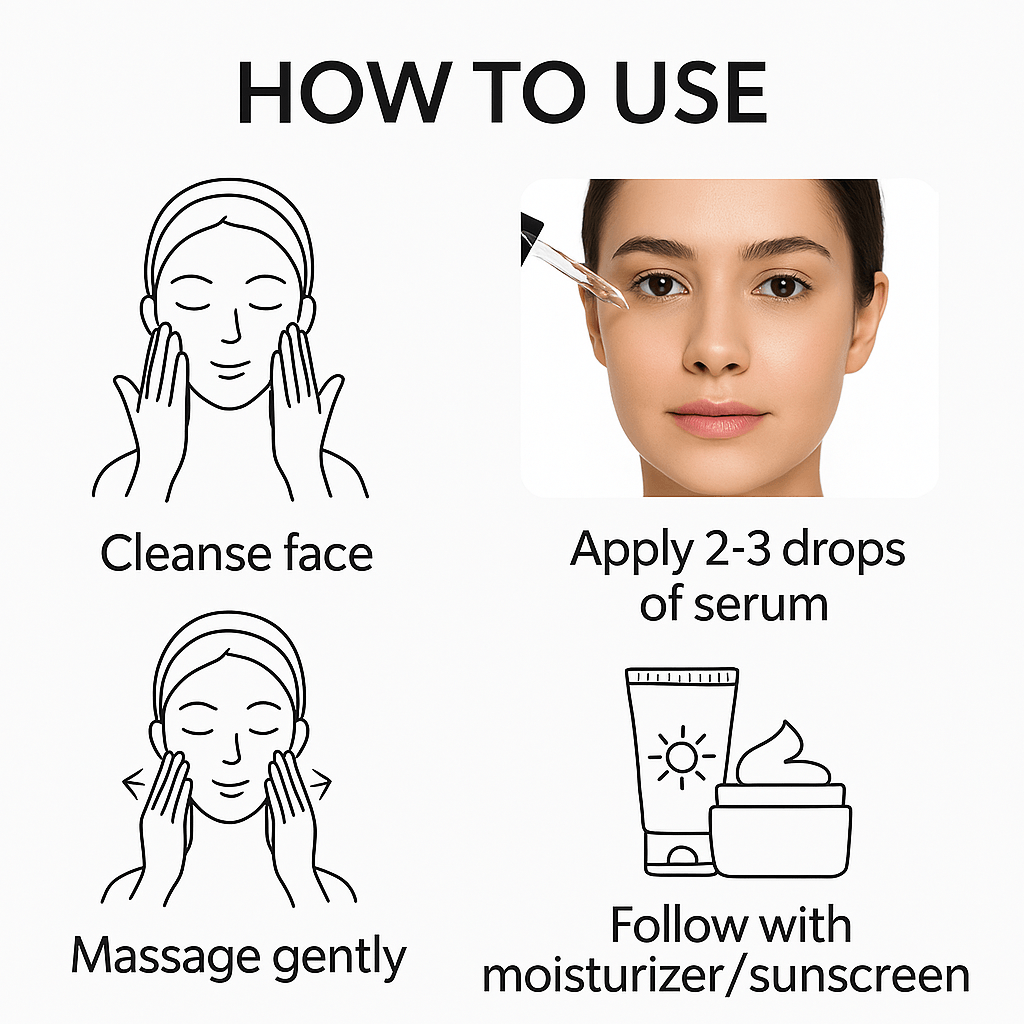 Oreva Dermacare Glutasil Serum 30ml - Gluta Serum With Glutathione, Tranexamic Acid & Aloe Vera – Skin Brightening, Lightening & Hydrating Face Serum for Dark Spots & Hyperpigmentation 4
