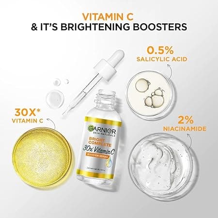 Garnier Bright Complete 30X Vitamin C Booster Face Serum - 30 ml. 4