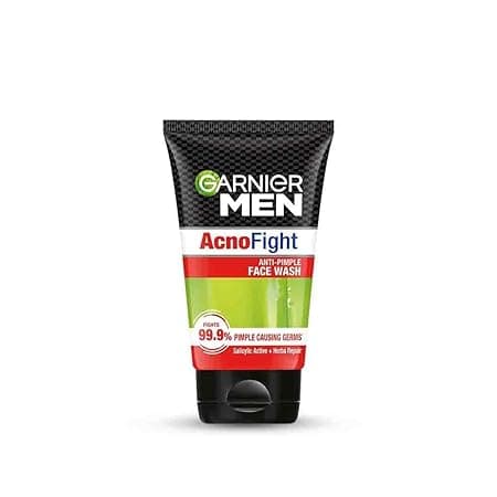 Garnier Men Acno Fight Anti Pimple Face Wash 100 G, Anti Pimple Face Wash with Salicylic Acid