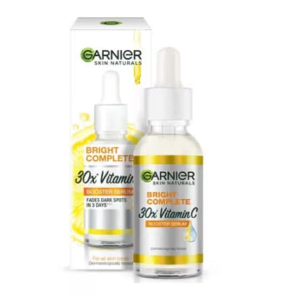 Garnier Bright Complete 30X Vitamin C Booster Face Serum - 30 ml.