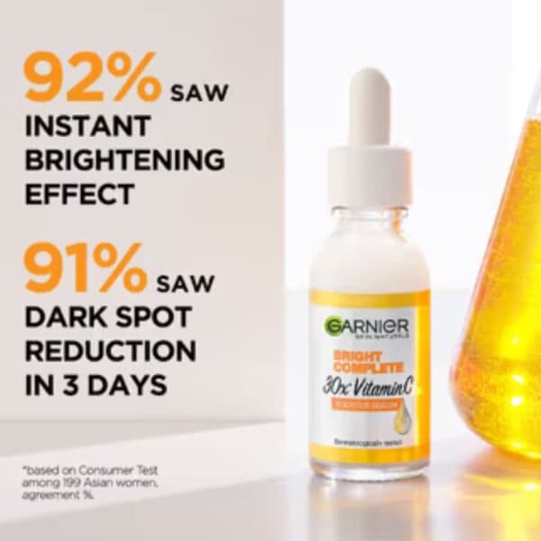 Garnier Bright Complete 30X Vitamin C Booster Face Serum - 30 ml. 1