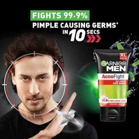 Garnier Men Acno Fight Anti Pimple Face Wash 150 G 3