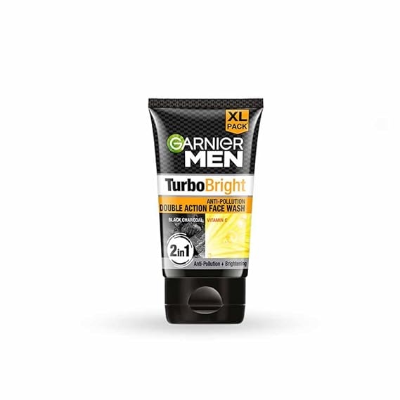 Garnier Men Turbo Bright Double Action Face Wash 100 g 1