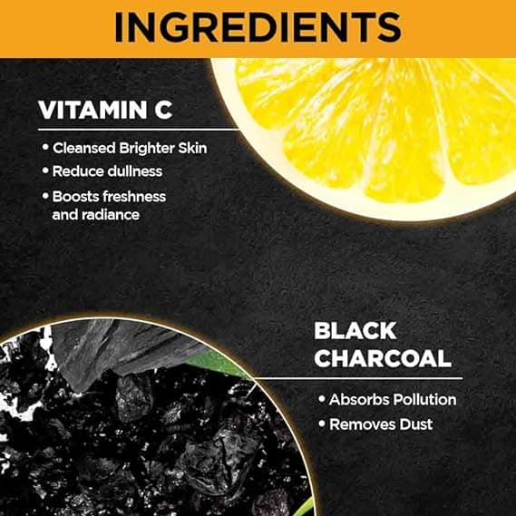 Garnier Men Turbo Bright Double Action Face Wash 100 g 4