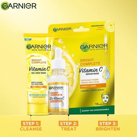 Garnier Naturals Light Complete Serum sheet mask - 1 pc 28g 1