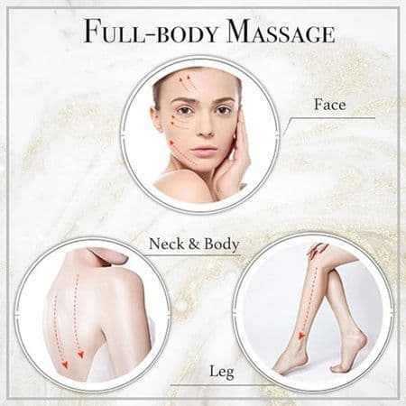 Gua Sha & Jade Roller 3 in 1, Face Roller, Guasha Facial Massage Skin Care Tool Set, Massager for Removal of Wrinkles & Eye Puffiness, Anti-Aging & Body Relaxation 5