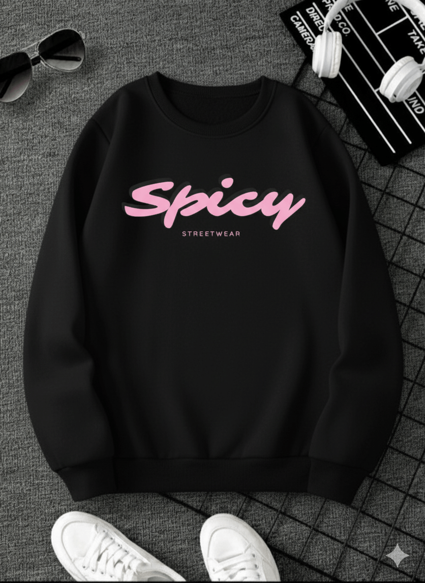 Street Style Printed Sweatshirt for women 2