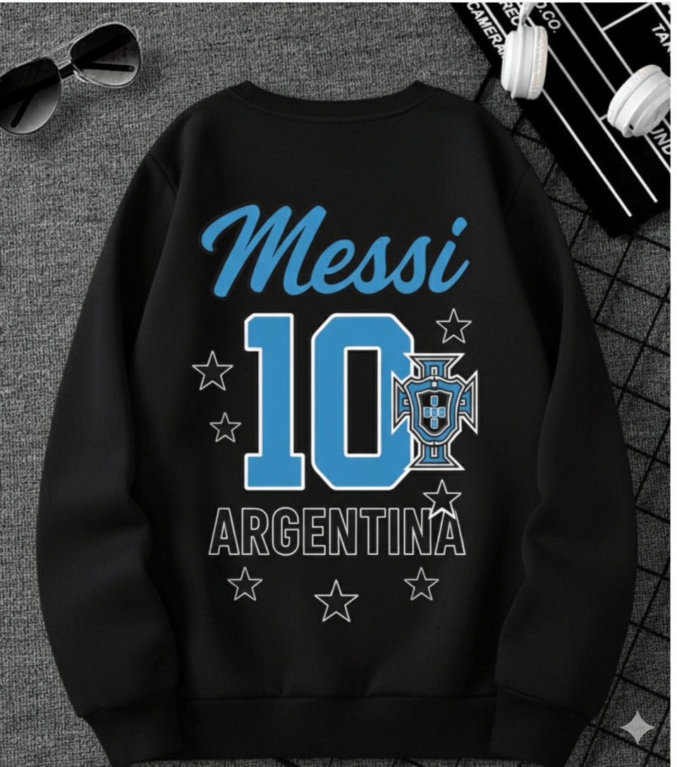Premium Quality Messi Printed Sweatshirt for women and men 1