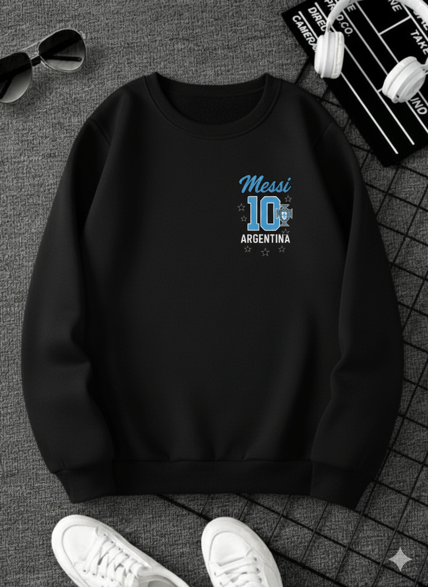 Premium Quality Messi Printed Sweatshirt for women and men 2