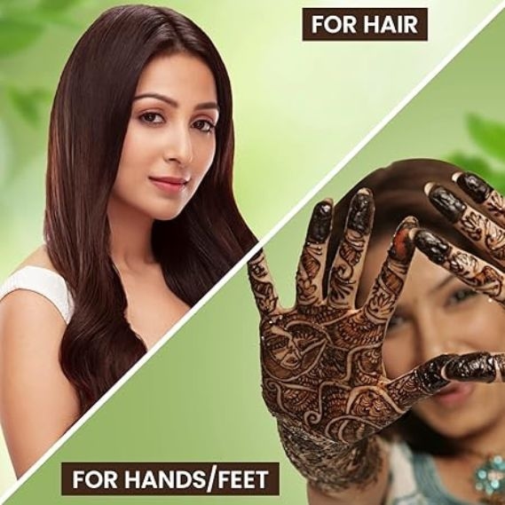 Godrej Nupur Hair Color of pack of 3, Every pack 25g ,100% Pure Henna Powder. 2