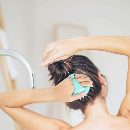 Hair Scalp Massager Shampoo Hair Brush, Super Soft Bristles, Exfoliating, Anti-Dandruff (Black) 3