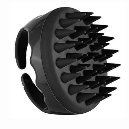 Hair Scalp Massager Shampoo Hair Brush, Super Soft Bristles, Exfoliating, Anti-Dandruff (Black) 2