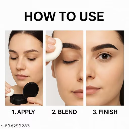 SKINPLUS Hairline Shadow Powder (4g) - Waterproof Forehead Hair Filler & Bald Patch Concealer | Instant Hair Touch Up Powder for Men & Women(Black Shade) - 4g 4