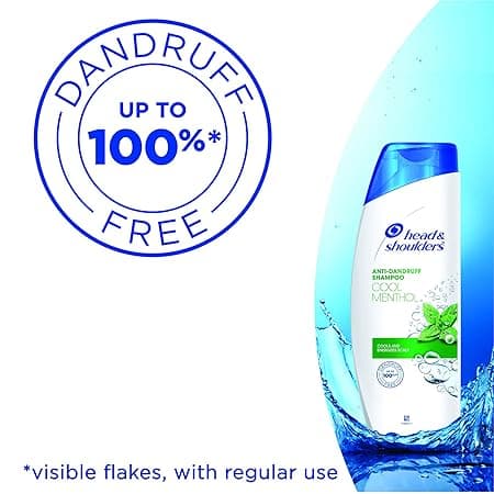 Head & Shoulders , Anti Dandruff Shampoo, Cool Menthol , 180 ML 1