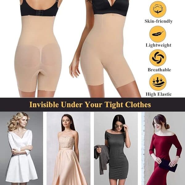 Fashion Girl Women Tummy Control Shapewear High Waist Trainer Thigh Slimmer - XL/XXL 4