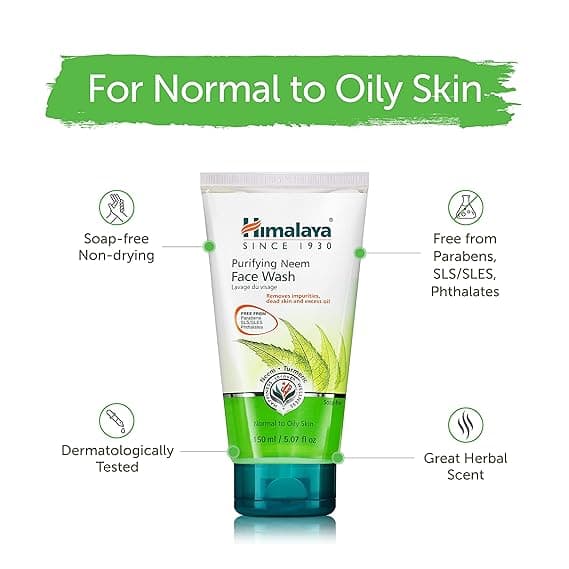 Himalaya Herbals Purifying Neem Face Wash, 150ml 2