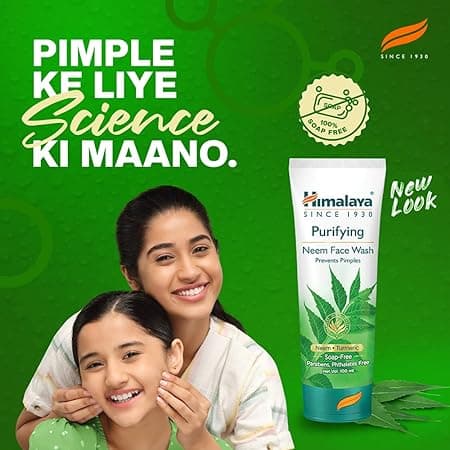 Himalaya Neem Facewash 100 Ml, Combo Packs 2 Pcs 1