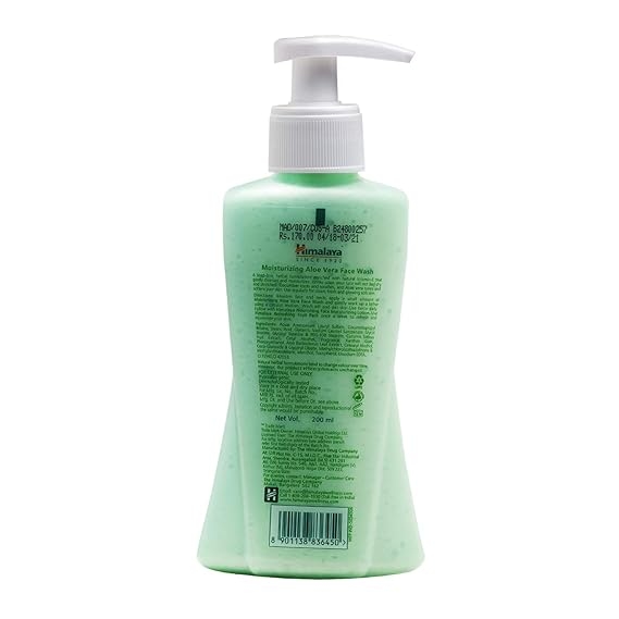 Himalaya Moisturizing Aloe Vera Face Wash, 200ml 2