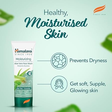 Himalaya SINCE 1930 Moisturizg Aloe Vera Face Wash, 100ml 4