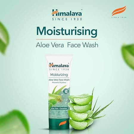 Himalaya SINCE 1930 Moisturizg Aloe Vera Face Wash, 100ml 1