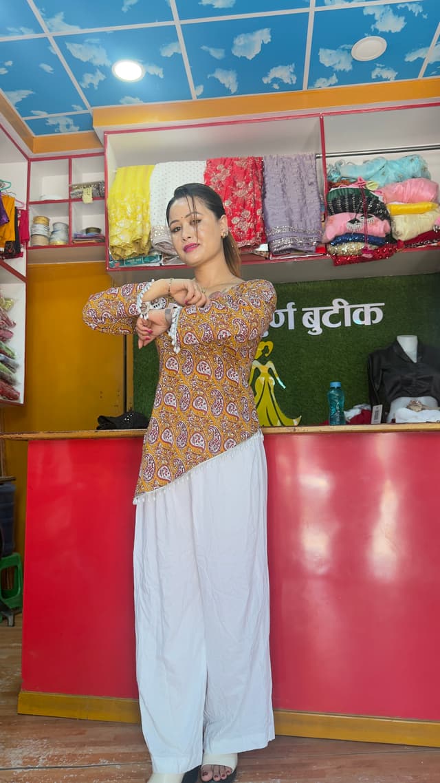 Cotton short kurthi