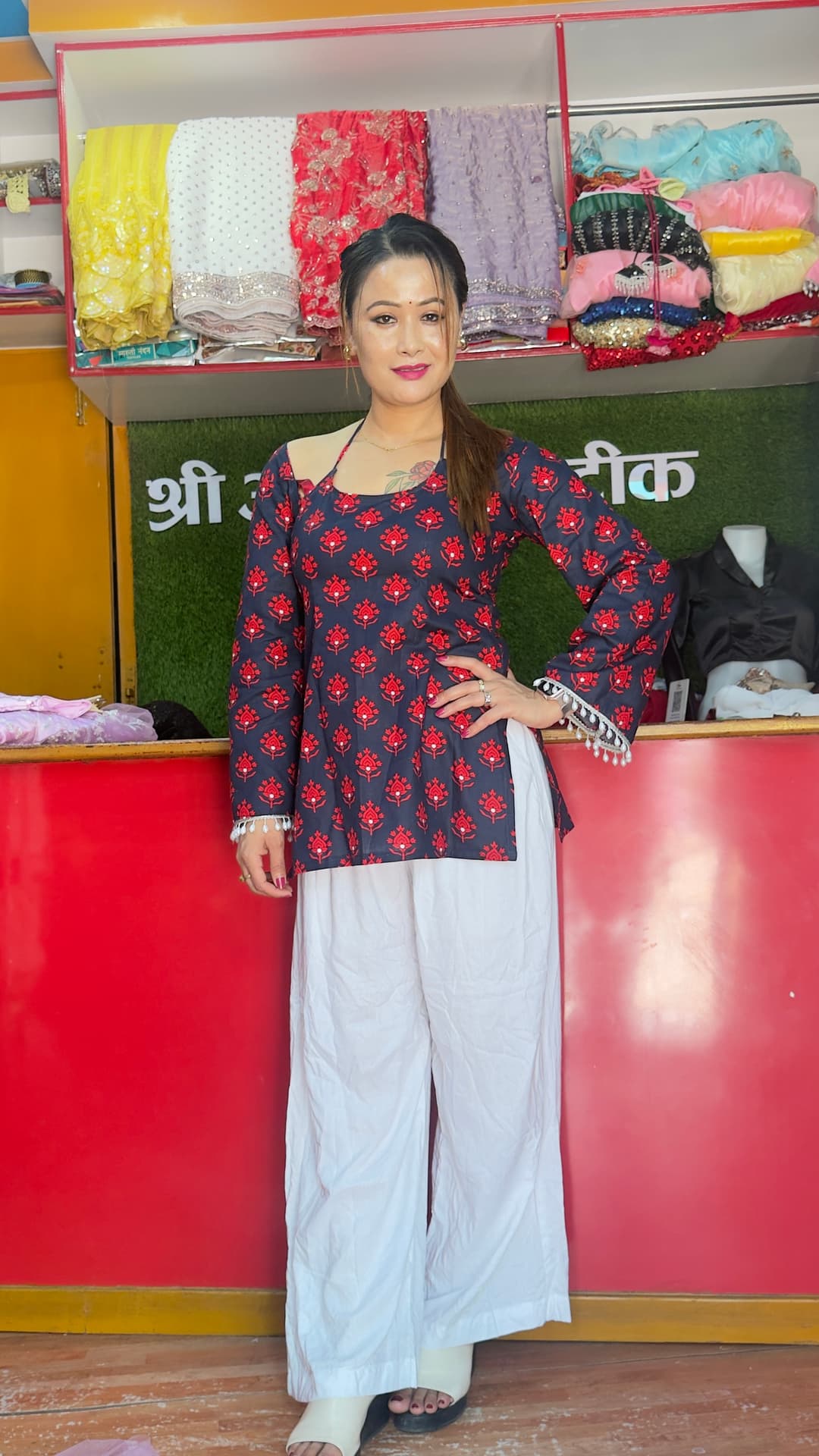 Cotton soft Virat short kurthi design 1