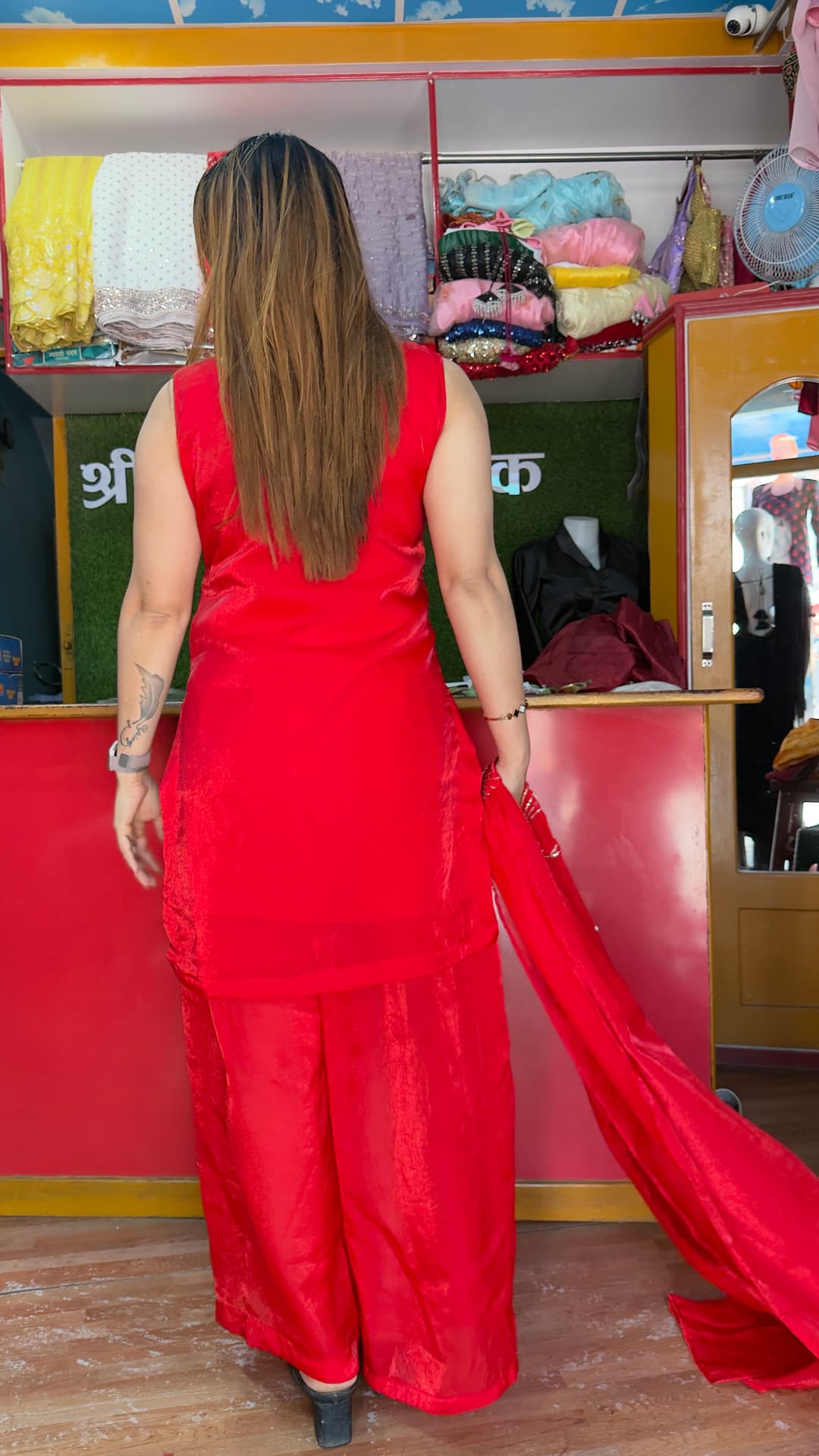 Beautiful kurtha plajo suruwal set 2