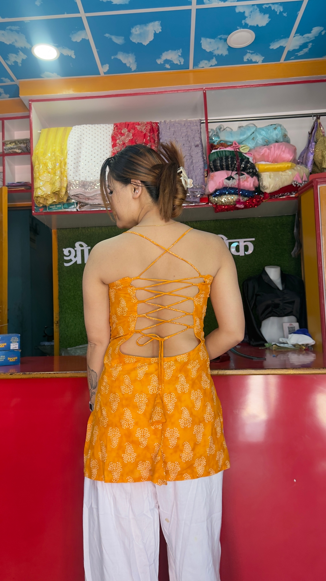 Cotton short kurthi design for girls 1