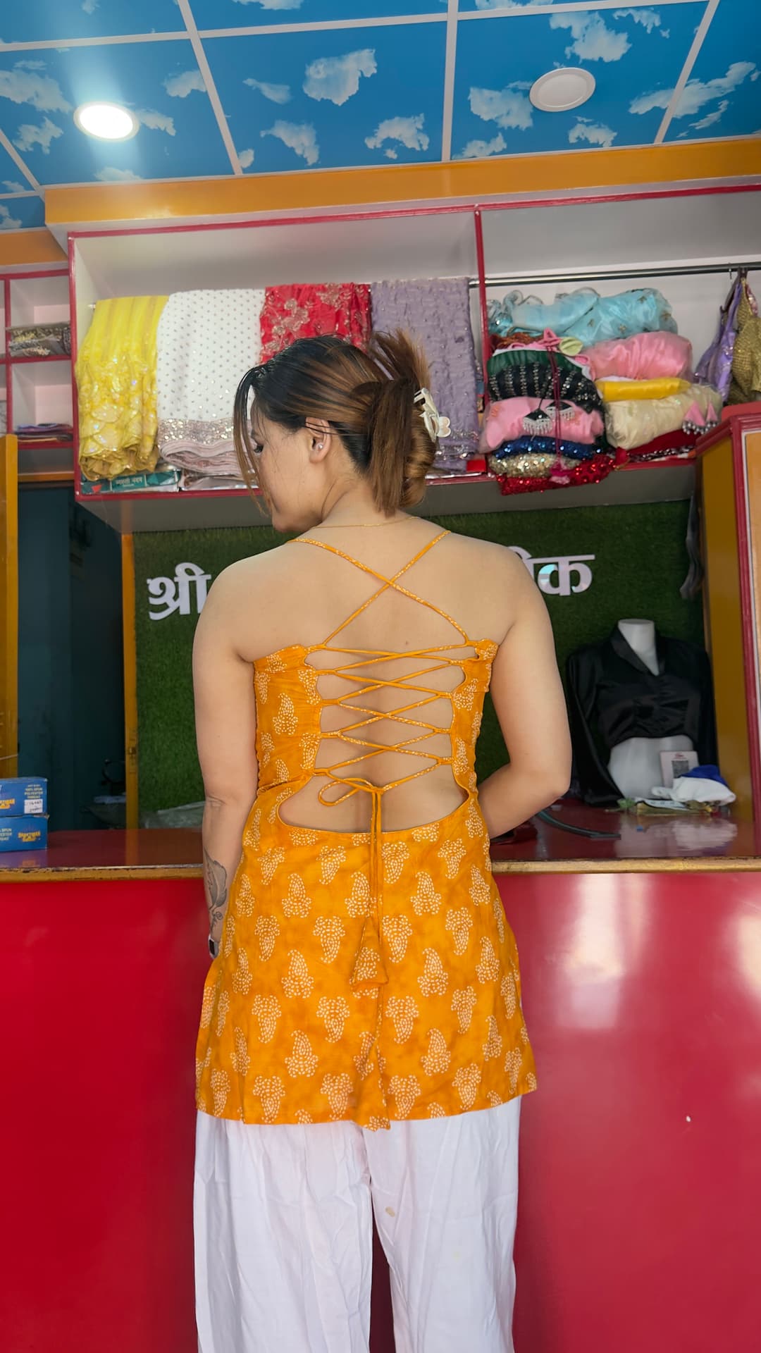 Cotton short kurthi design for girls