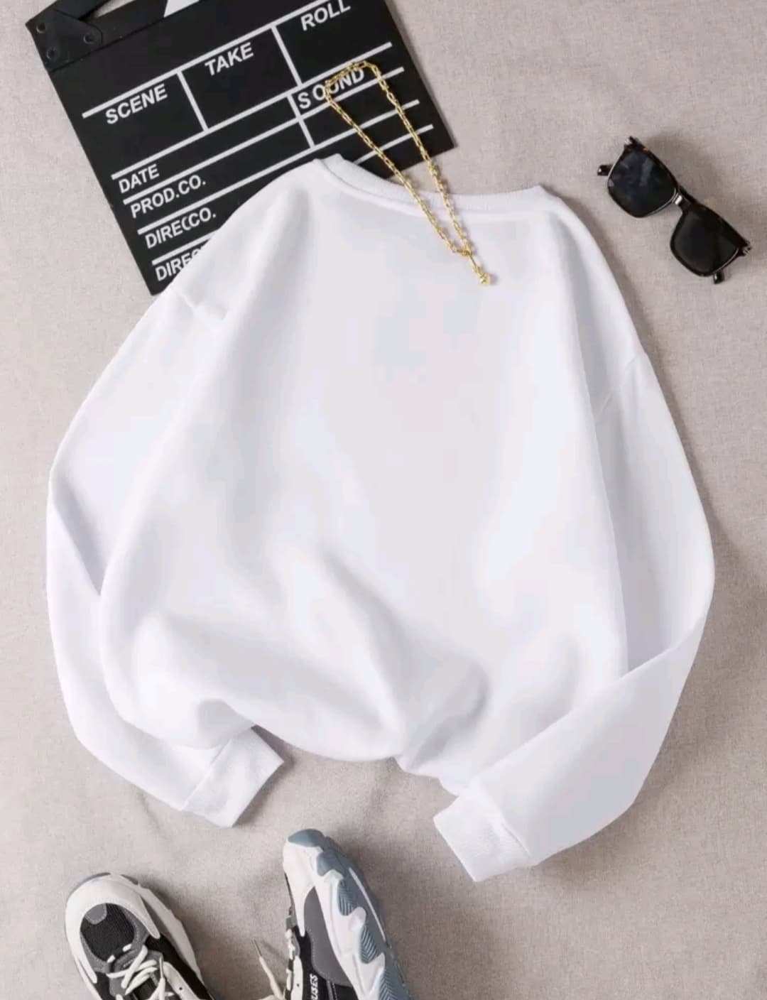 Heart printed design sweatshirt for women 1