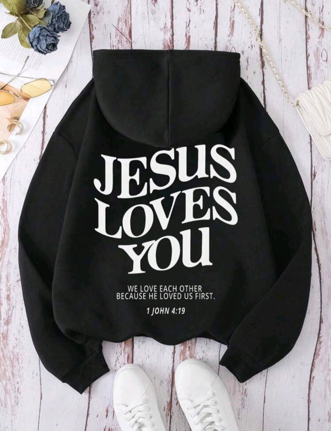 Jesus Printed Hoodie for Men And Women 1