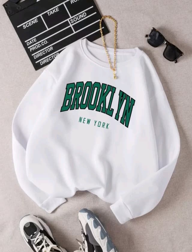 New York "Brooklyn" Graphic Printed Sweatshirt for men and women