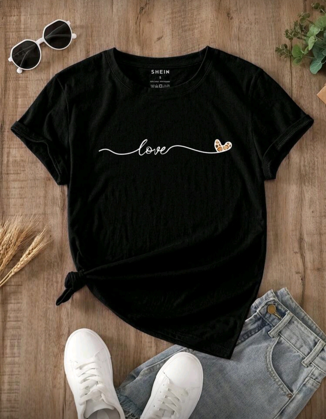 Street Style Love Printed Tshirt For Women 1