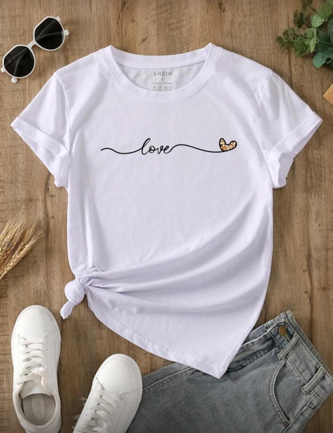 Street Style Love Printed Tshirt For Women 1