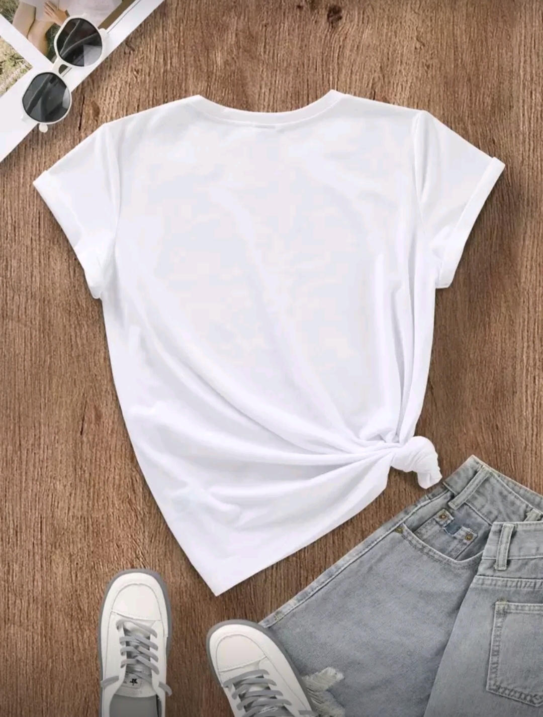 Street Style Happy Printed Tshirt For Women 2