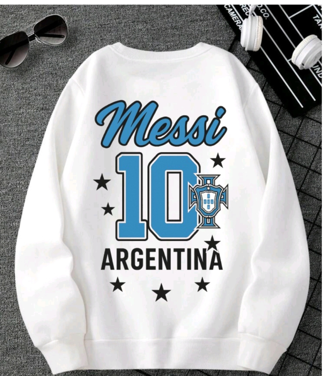 Premium Quality Messi Printed Sweat shirt for women and men 1