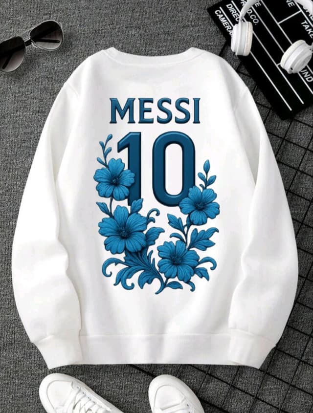 Premium Quality Messi Printed tshirt for women