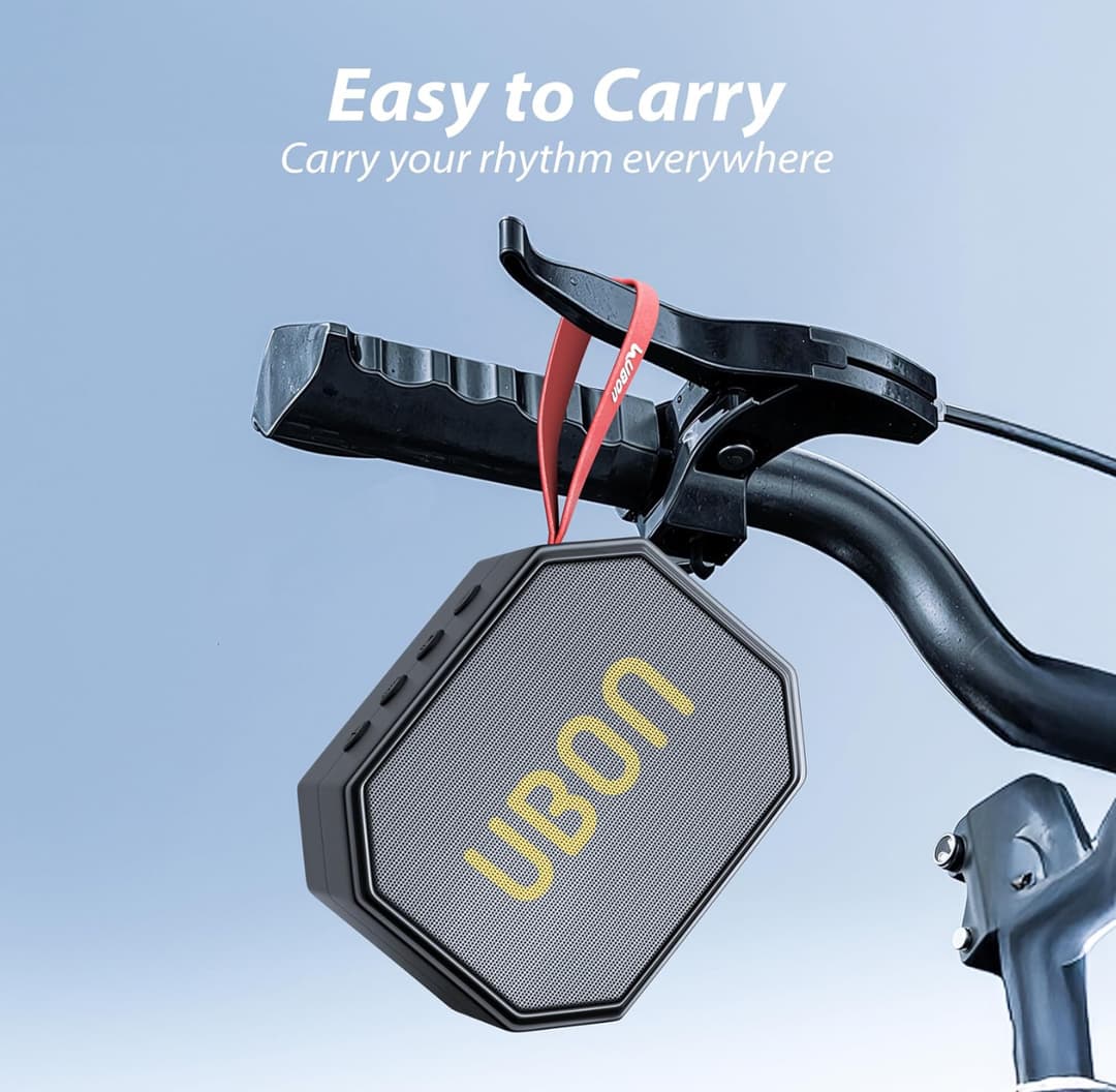 UBON Boom SP-44 10 Watt Wireless Portable Speaker 8 Hours Long Playtime, Multiple Connectivity (Black) 2