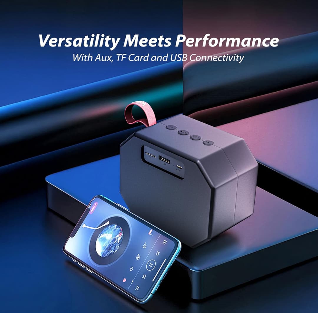 UBON Boom SP-44 10 Watt Wireless Portable Speaker 8 Hours Long Playtime, Multiple Connectivity (Black) 5