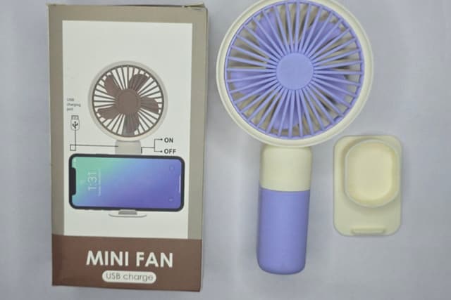 Mini Fan Rechargeable – Mini Fan, Small Fan,USB Charging Hand Fan with 1200mAh Battery | Travel, Makeup, Kitchen,Women’s Personal Pankhaa