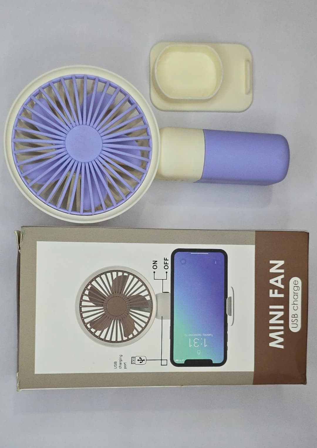 Mini Fan Rechargeable – Mini Fan, Small Fan,USB Charging Hand Fan with 1200mAh Battery | Travel, Makeup, Kitchen,Women’s Personal Pankhaa 1