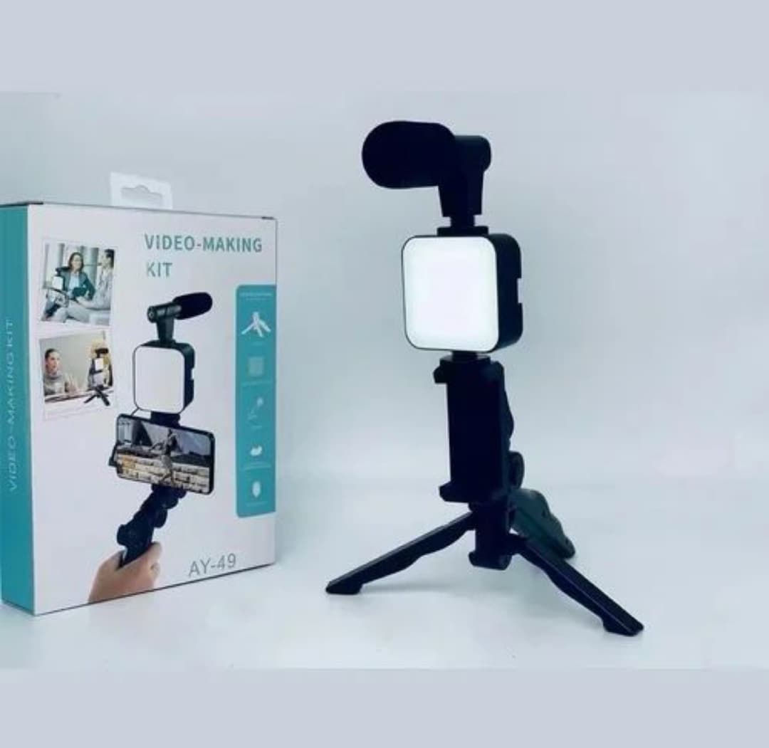 Black AY-49 Video Making Kit, For Photography, Mobile