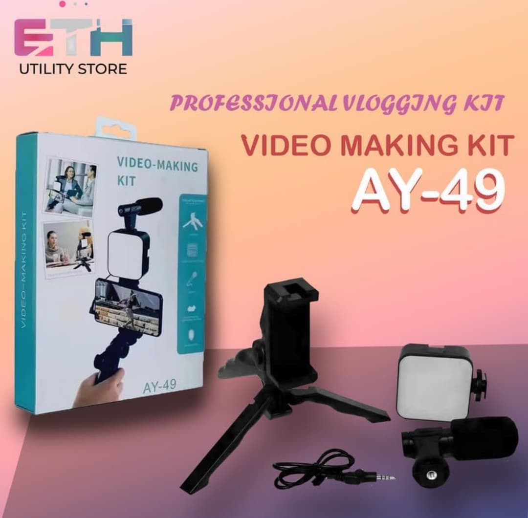 Black AY-49 Video Making Kit, For Photography, Mobile 2
