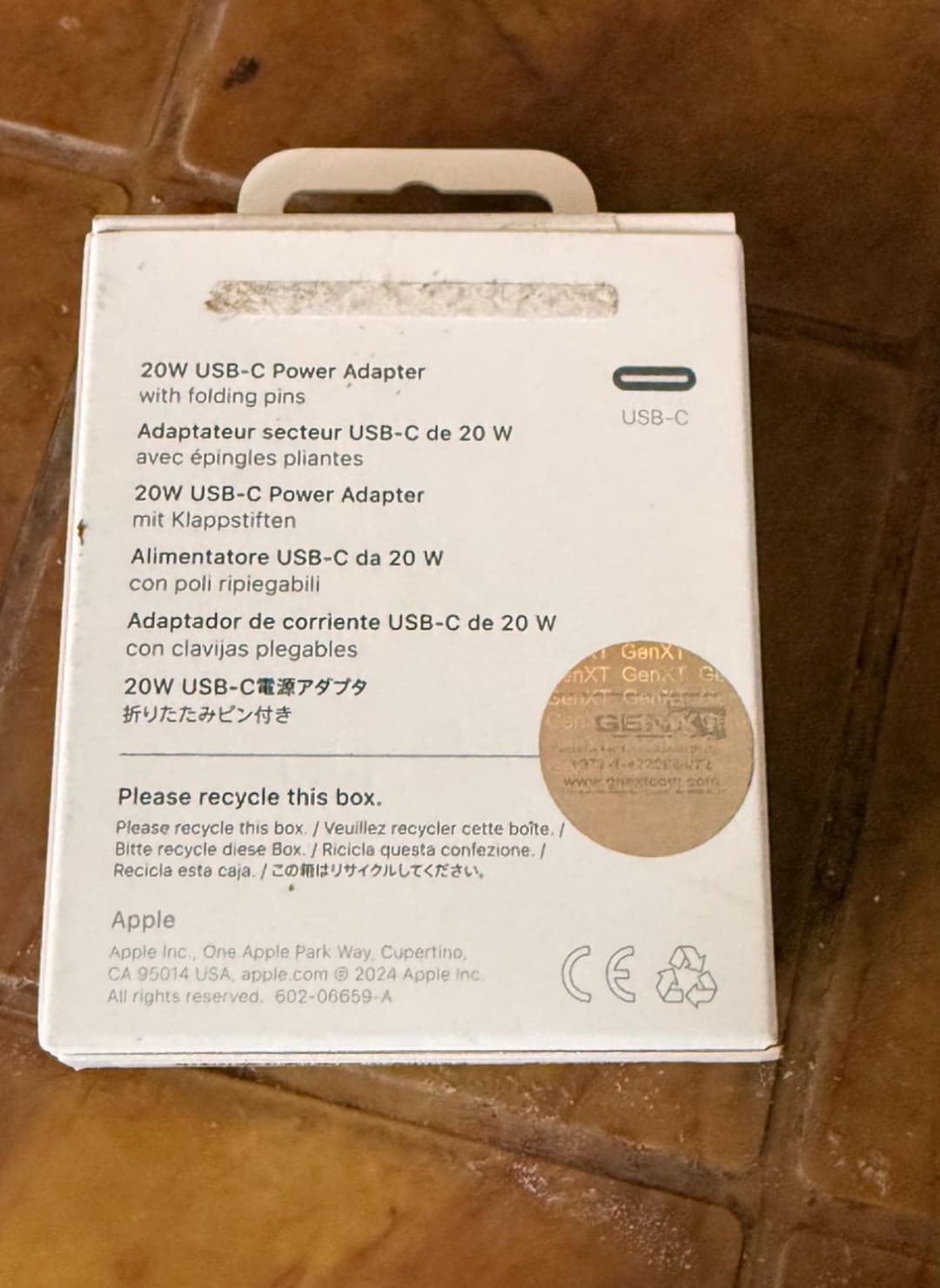 100% Apple 20w usb-c power adapter 1