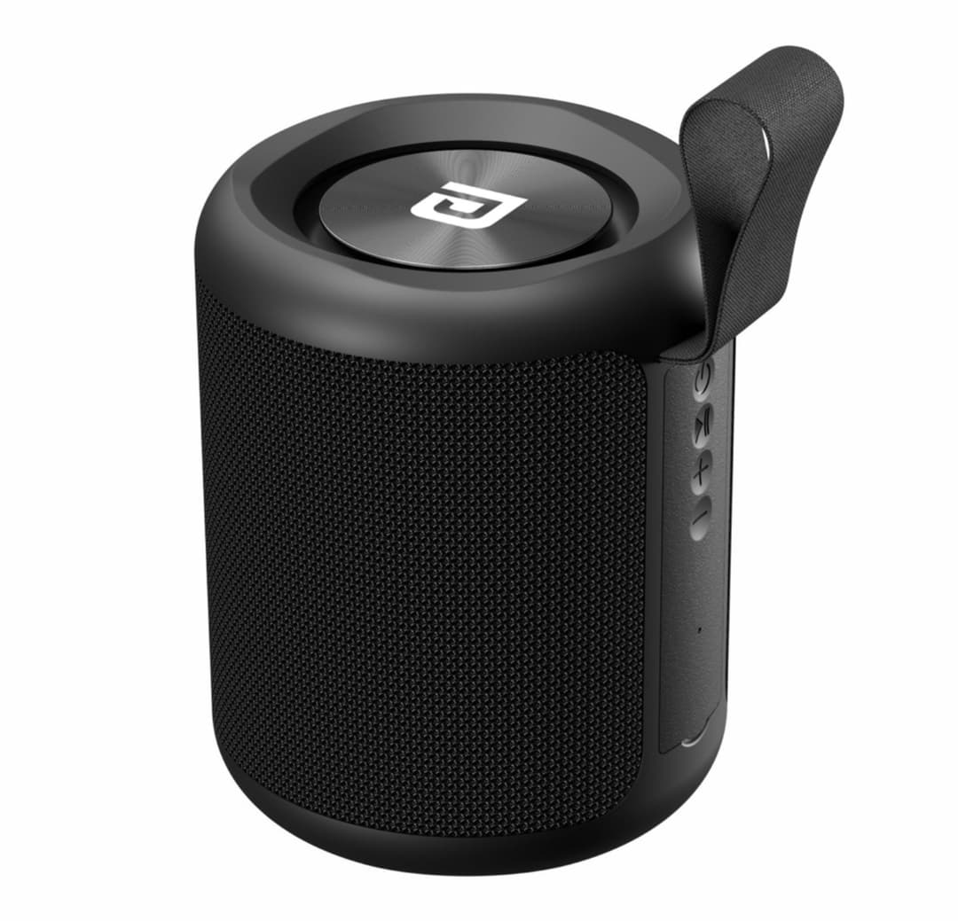 Portronics SoundDrum P 20W Portable Bluetooth Speaker with 6-7 hrs Playback Time, Handsfree Calling, USB Slot, Aux-in Port, Type C Charging (Black)