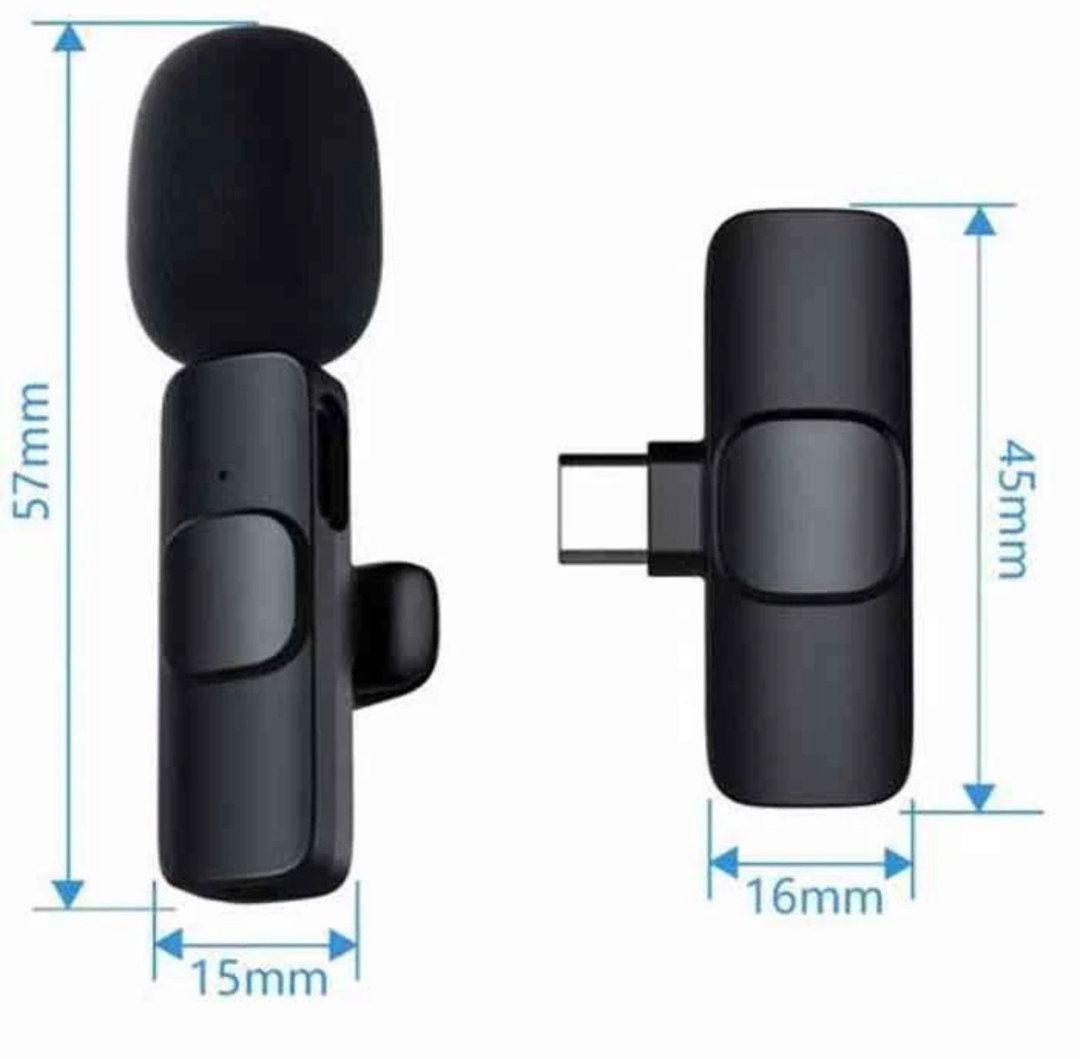Best K9 2.4G Dual Wireless Lavalier Clip-on Microphone, Omnidirectional Wireless Mic for Interview, YouTuber, Video Recording and Live Streaming 4
