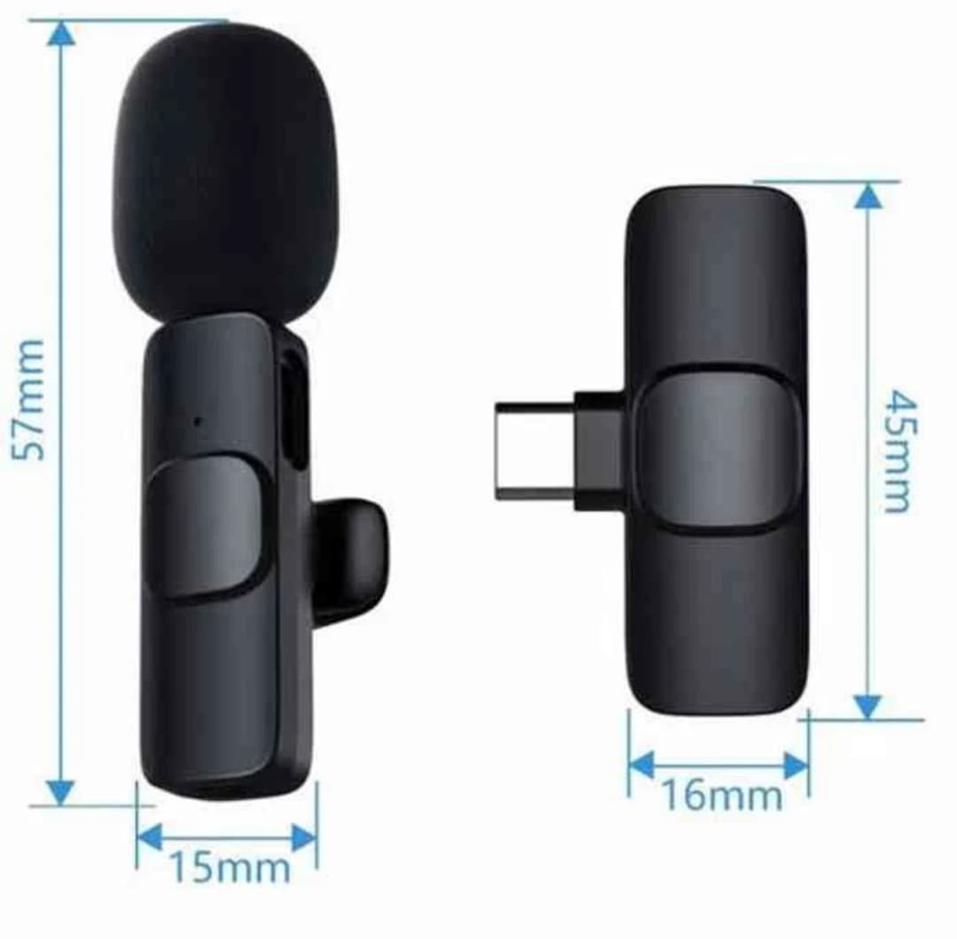 Best K9 2.4G Dual Wireless Lavalier Clip-on Microphone, Omnidirectional Wireless Mic for Interview, YouTuber, Video Recording and Live Streaming 3